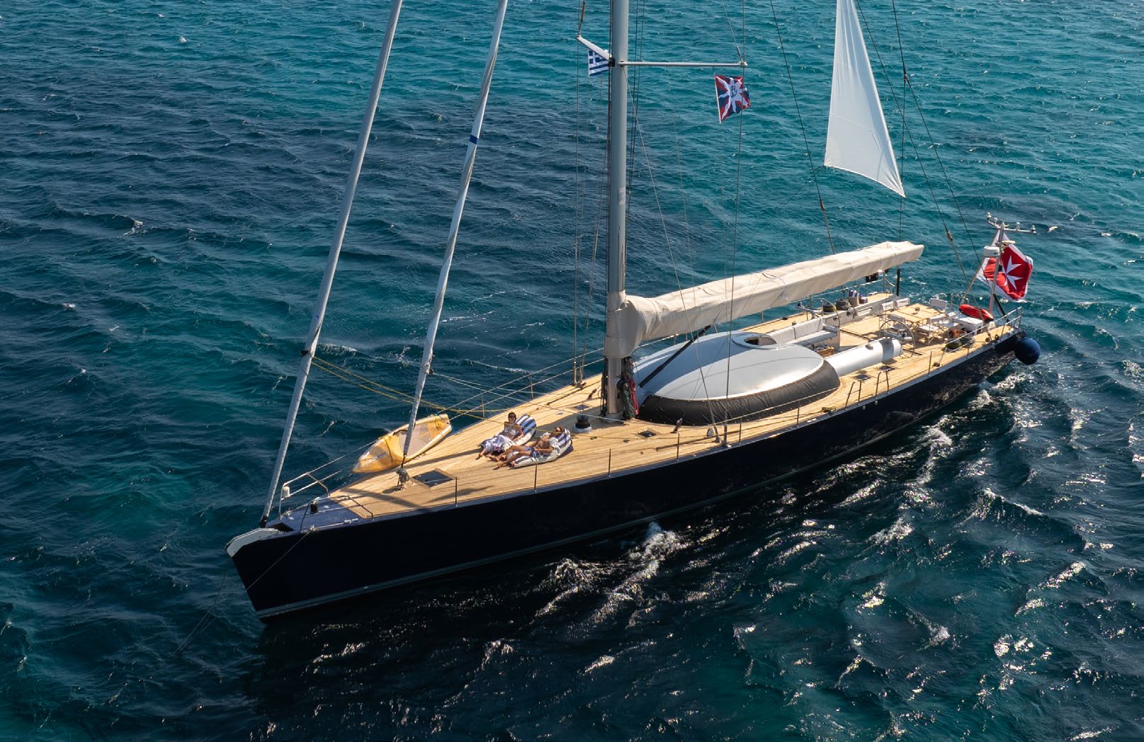 S/Y MELITI, on charter in Greek waters