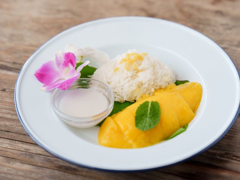 Thai Steamed Coconuts Puding