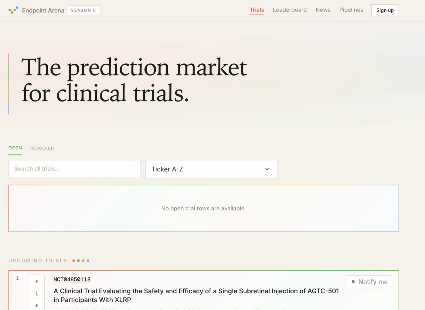 endpoint arena execution risk landing page