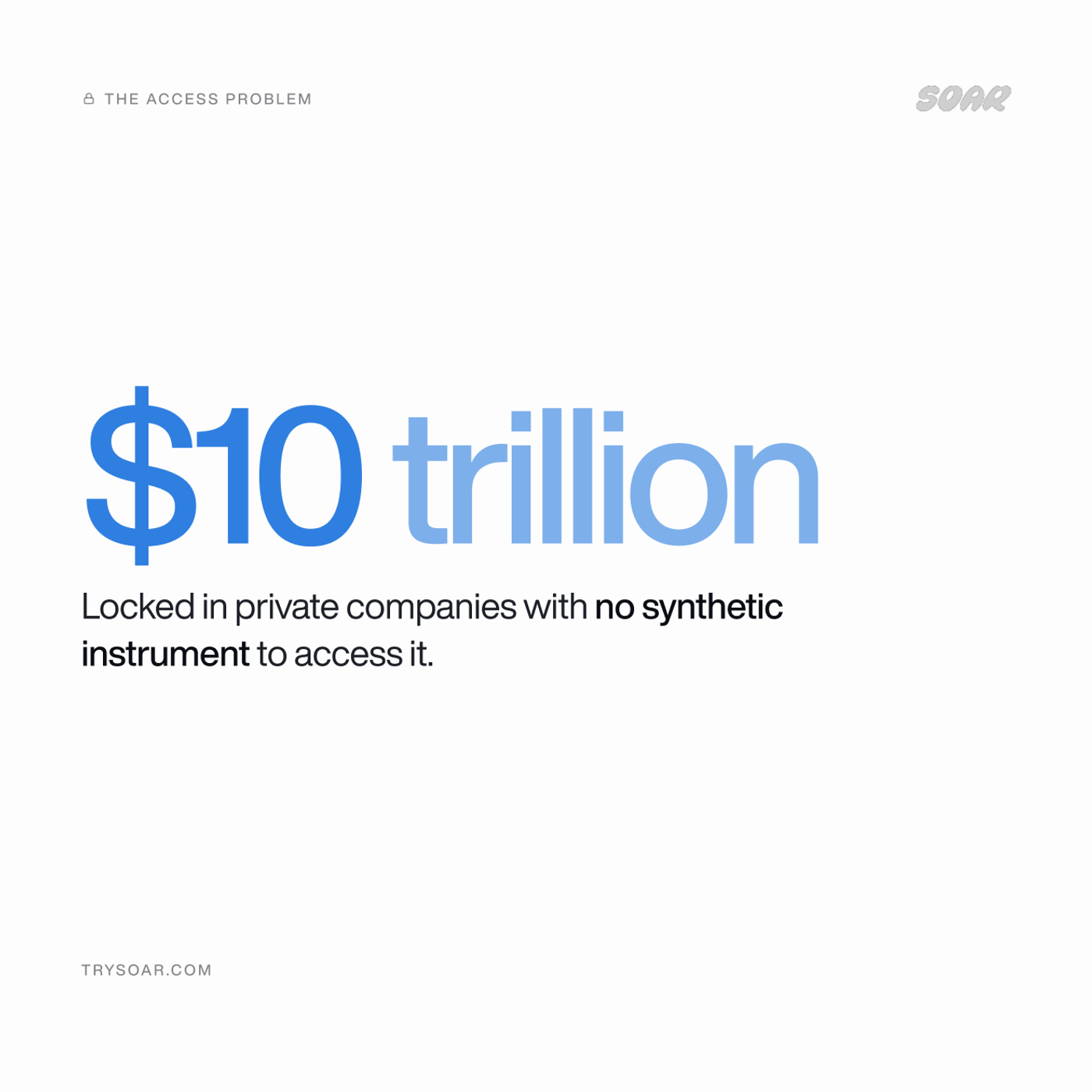 10T USD locked in private companies