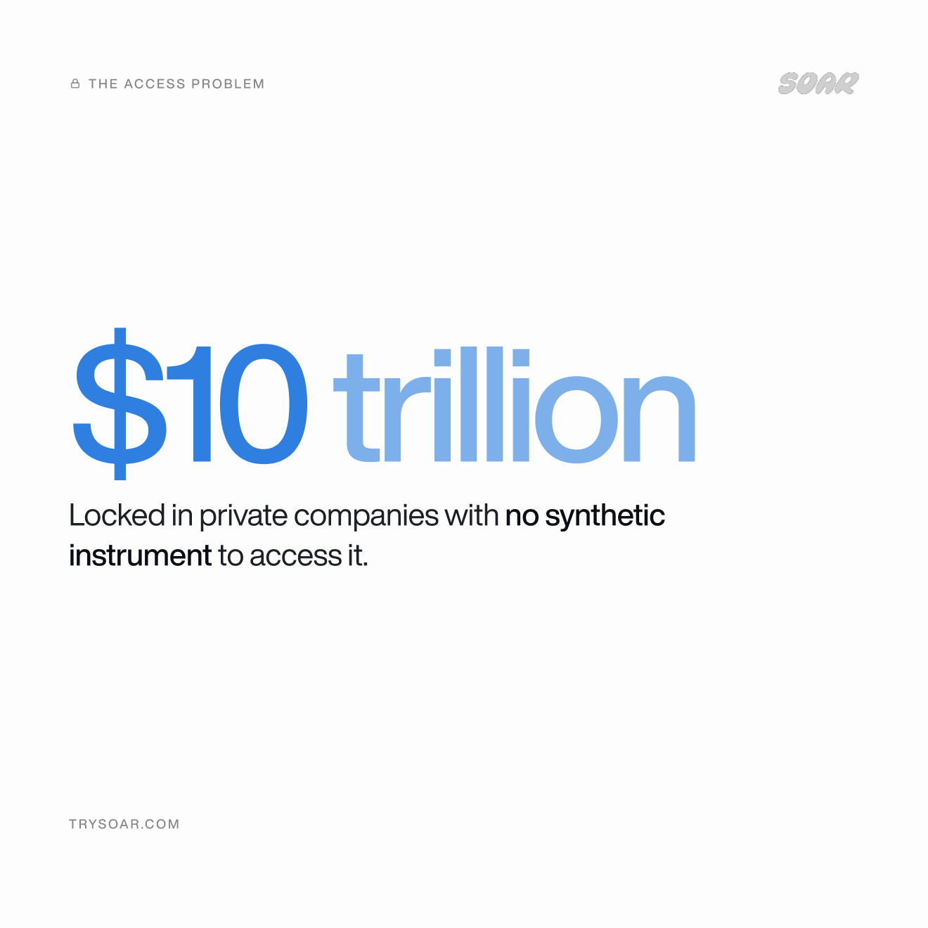 10T USD locked in private companies