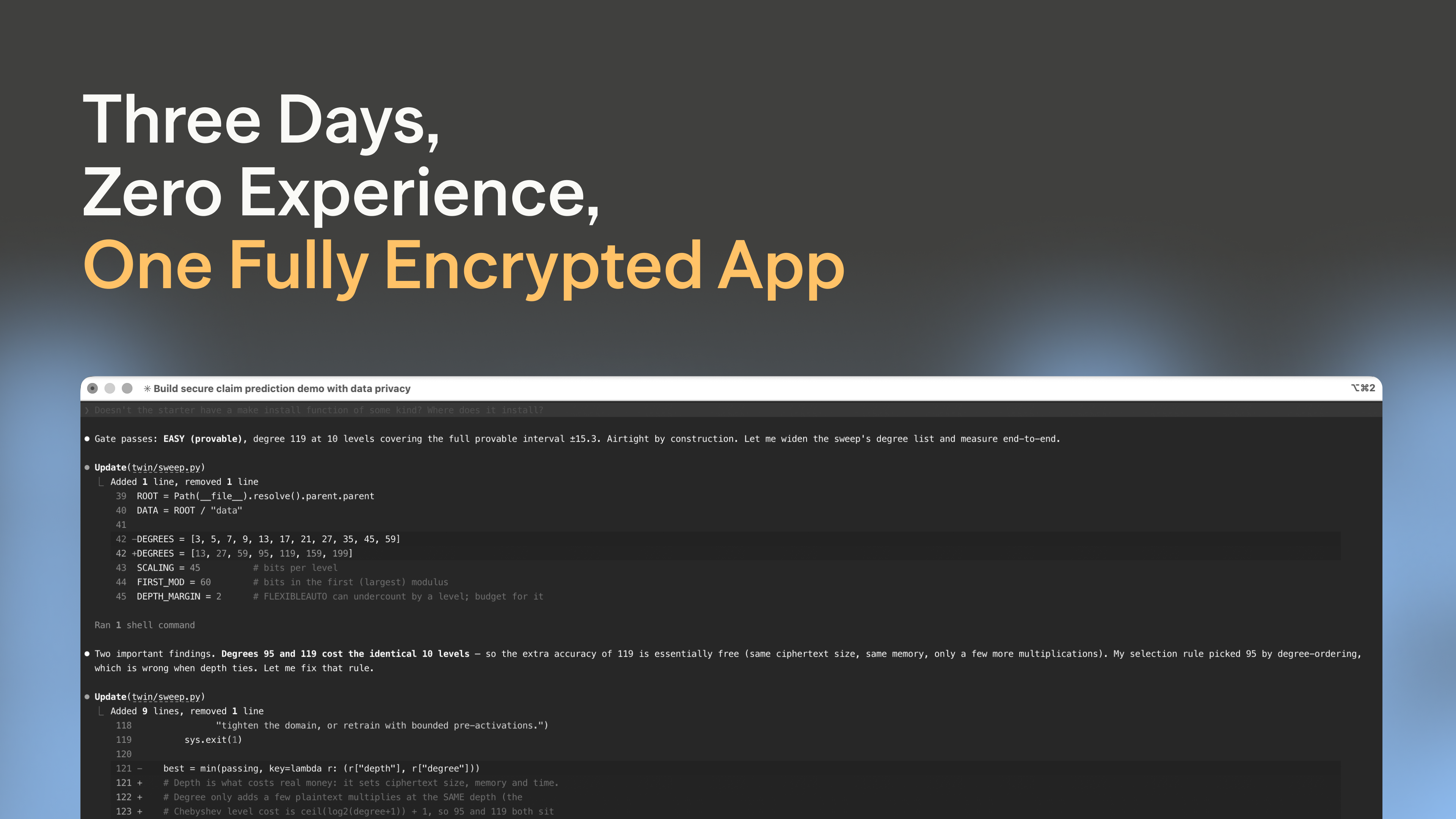 Building VitalVault: Three Days, Zero Coding Experience, One Fully Encrypted Health App