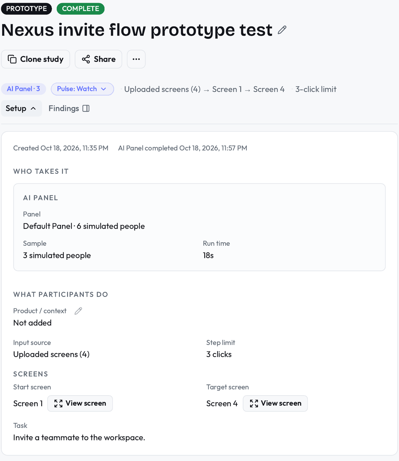 Connect the design and write the tasks
