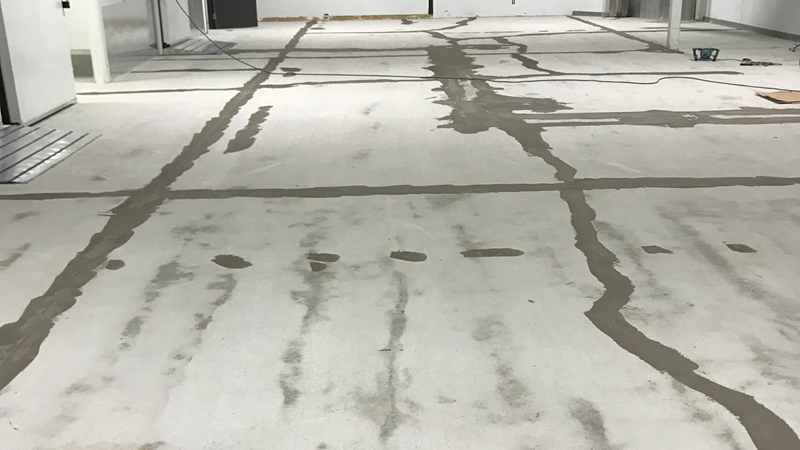 Concrete floor smoothing