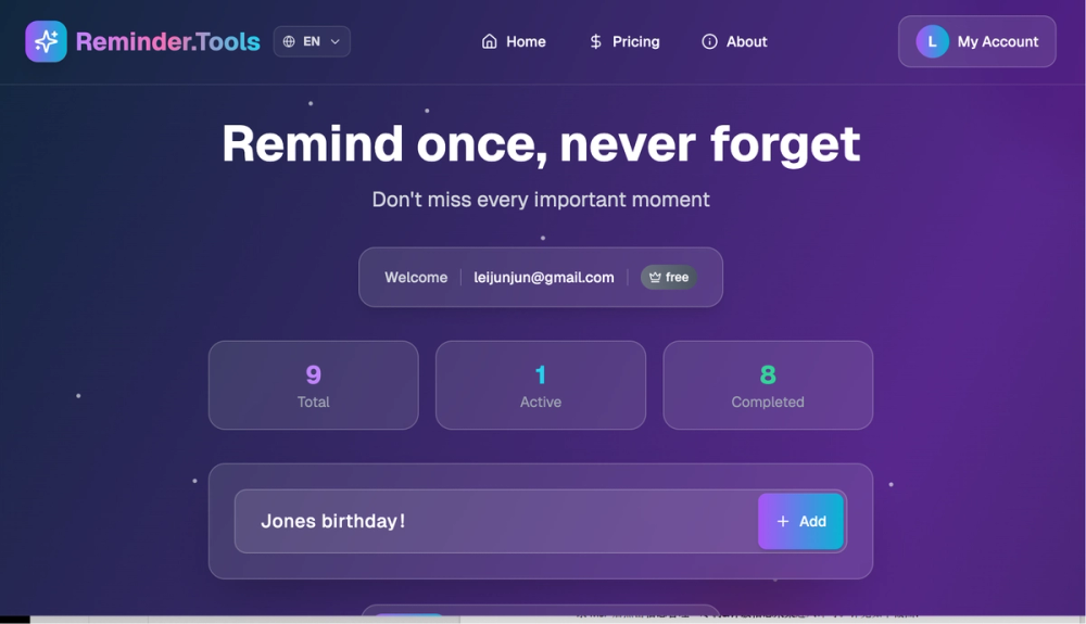 Image for reminder.tools