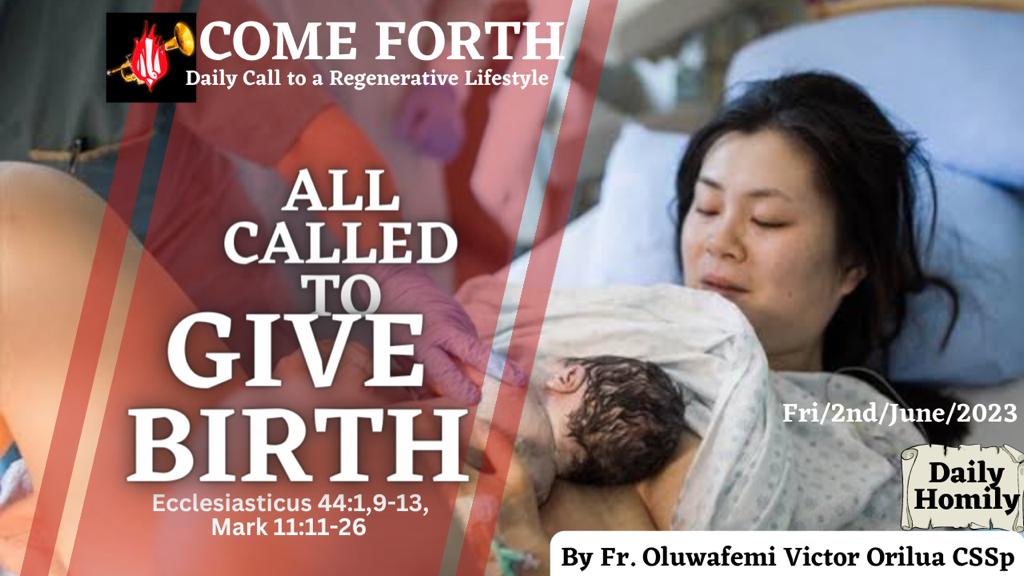 ALL CALLED TO GIVE BIRTH, By Fr Oluwafemi Victor Orilua CSSp