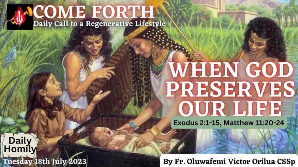 WHEN GOD PRESERVES OUR LIFE, By Fr Oluwafemi Victor Orilua CSSp