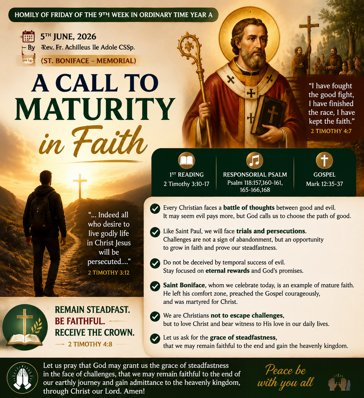 A call to maturity in faith