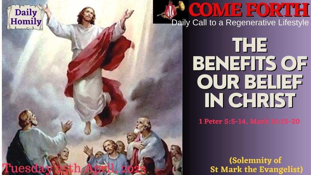 THE BENEFITS OF OUR BELIEF IN CHRIST, By Fr Oluwafemi Victor Orilua CSSp