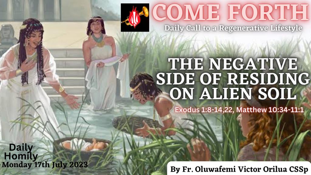 THE NEGATIVE SIDE OF RESIDING IN AN ALIEN SOIL, By Fr Oluwafemi Victor Orilua CSSp