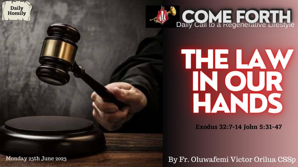 THE LAW IN OUR HANDS, By Fr Oluwafemi Victor Orilua CSSp