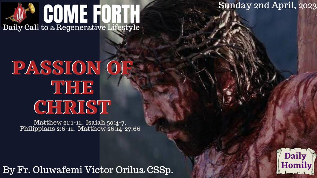 THE PASSION OF CHRIST, By Fr Oluwafemi Victor Orilua CSSp