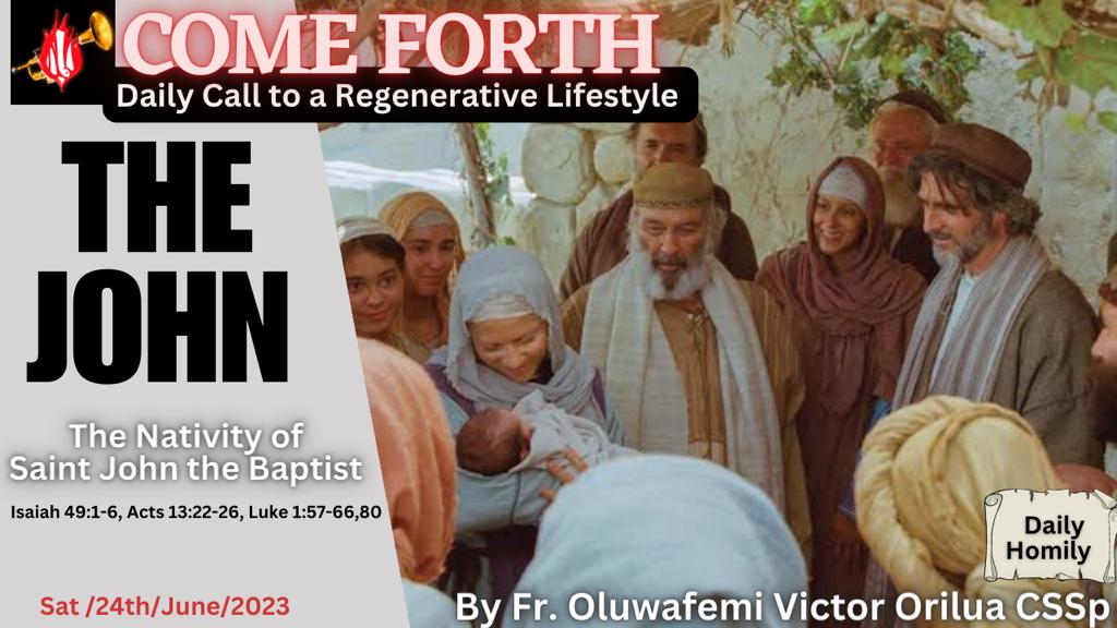 THE JOHN , By Fr Oluwafemi Victor Orilua CSSp