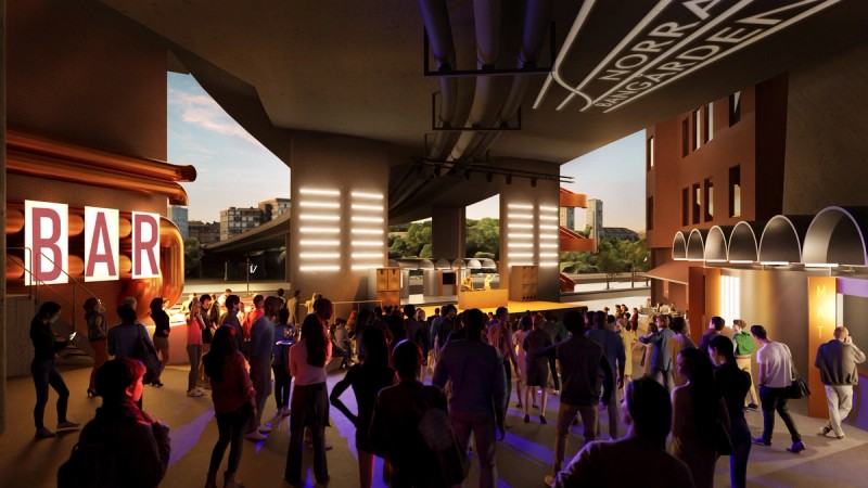 Norra Bangården en ny central destination i Stockholm för kontor, kultur och mötesplatser