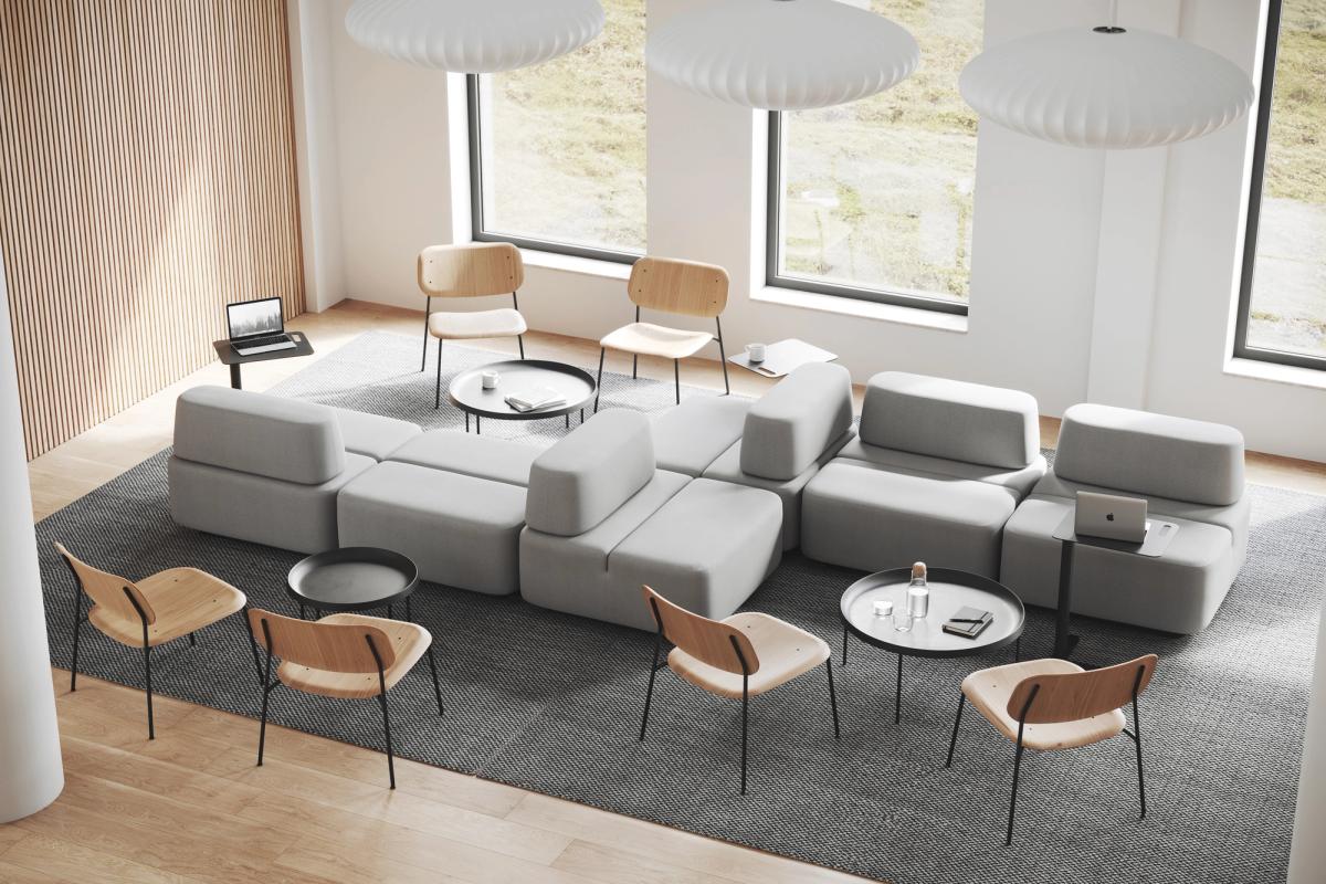 Design, service och möjligheten att anpassa kontoret är en del av modellen