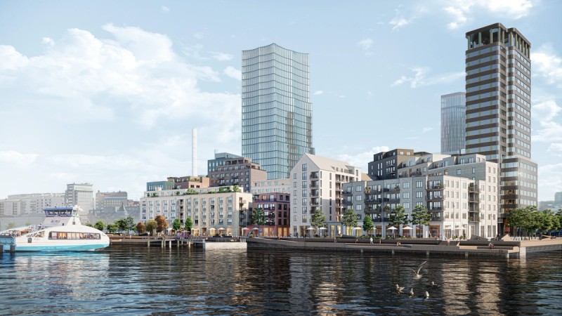 Masthuggskajen förvandlas – en ny attraktiv stadsdel vid vattnet växer fram