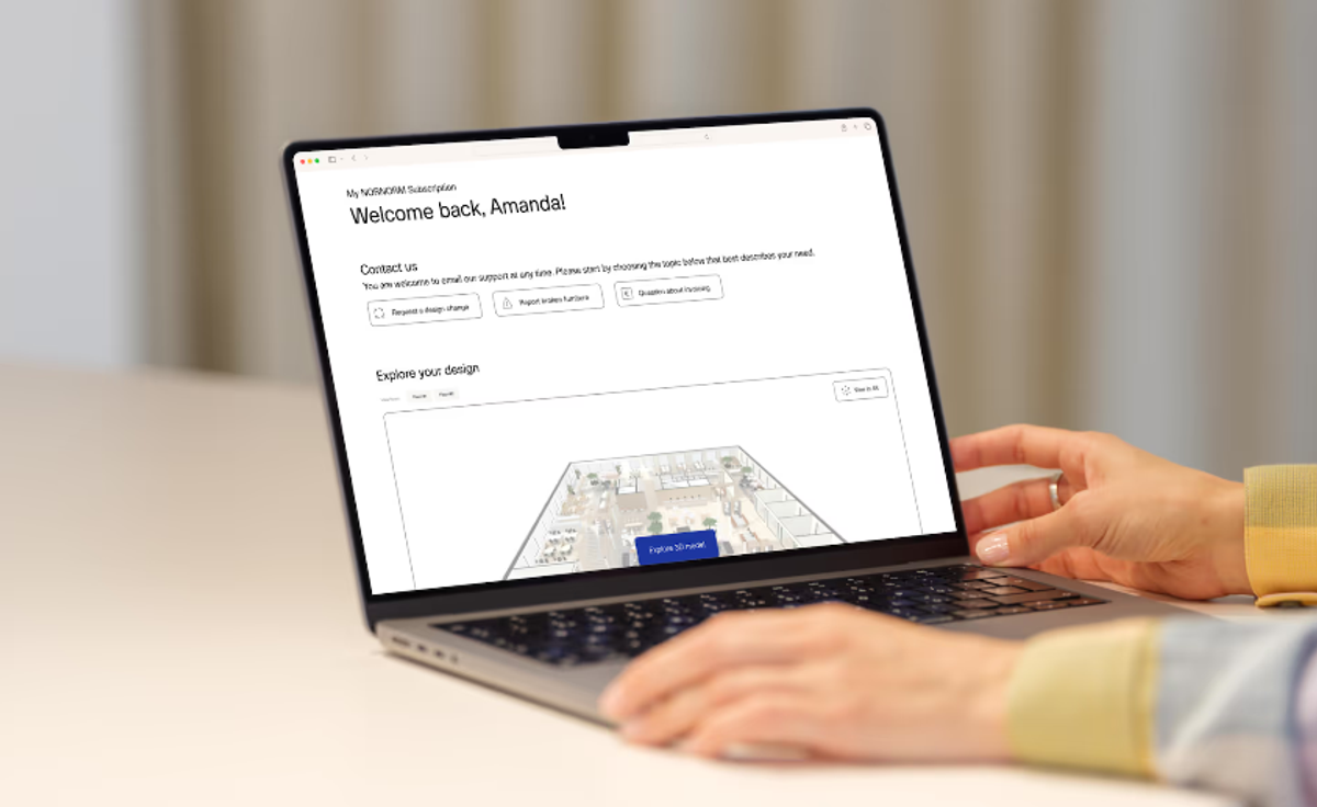 Designförslaget anpassas efter lokalen och verksamhetens behov