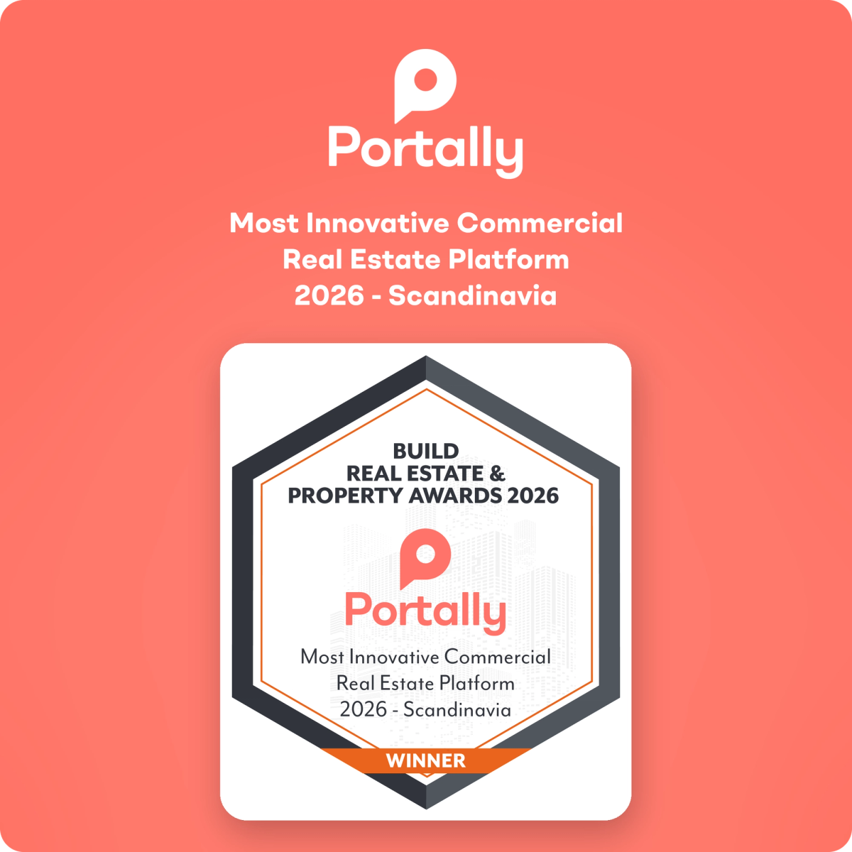 Portally utses till Most Innovative Commercial Real Estate Platform 2026 – Scandinavia