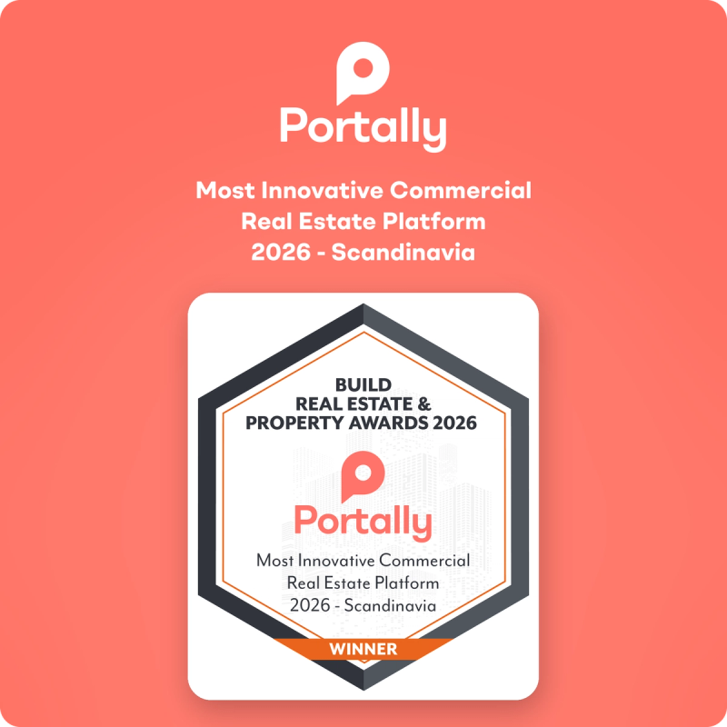 Portally utses till Most Innovative Commercial Real Estate Platform 2026 – Scandinavia