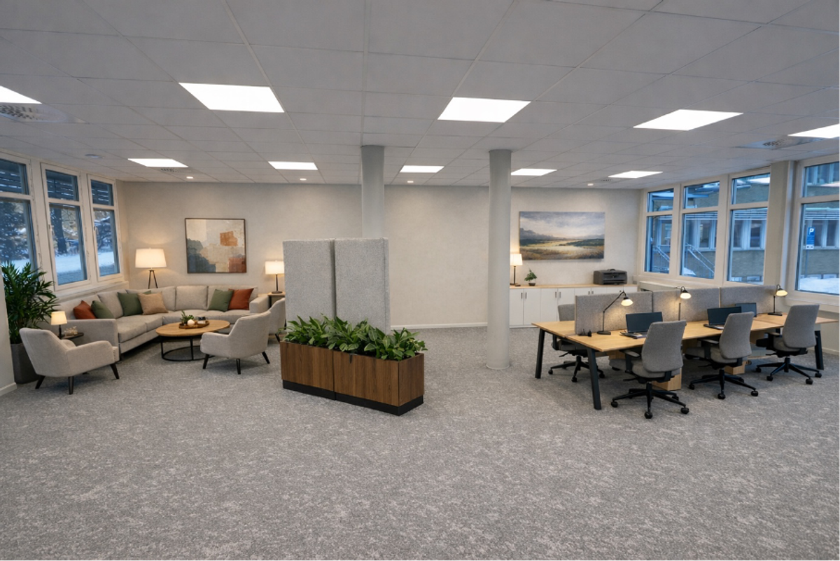 Nyrenoverade och ljusa kontorslokaler