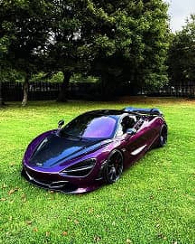 McLaren on grass