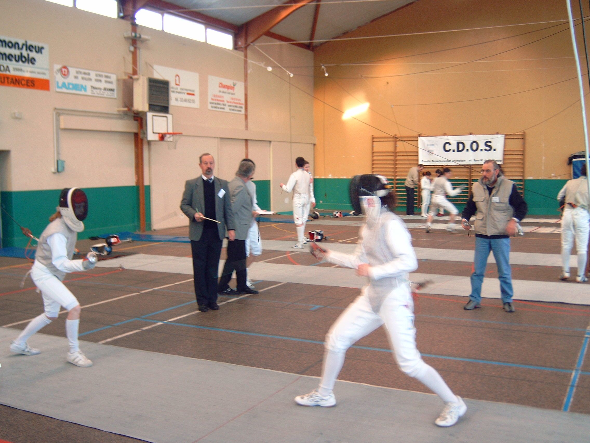 Photo de 2004-02-28 - Championnats de  Ligue Fleuret  Coutances