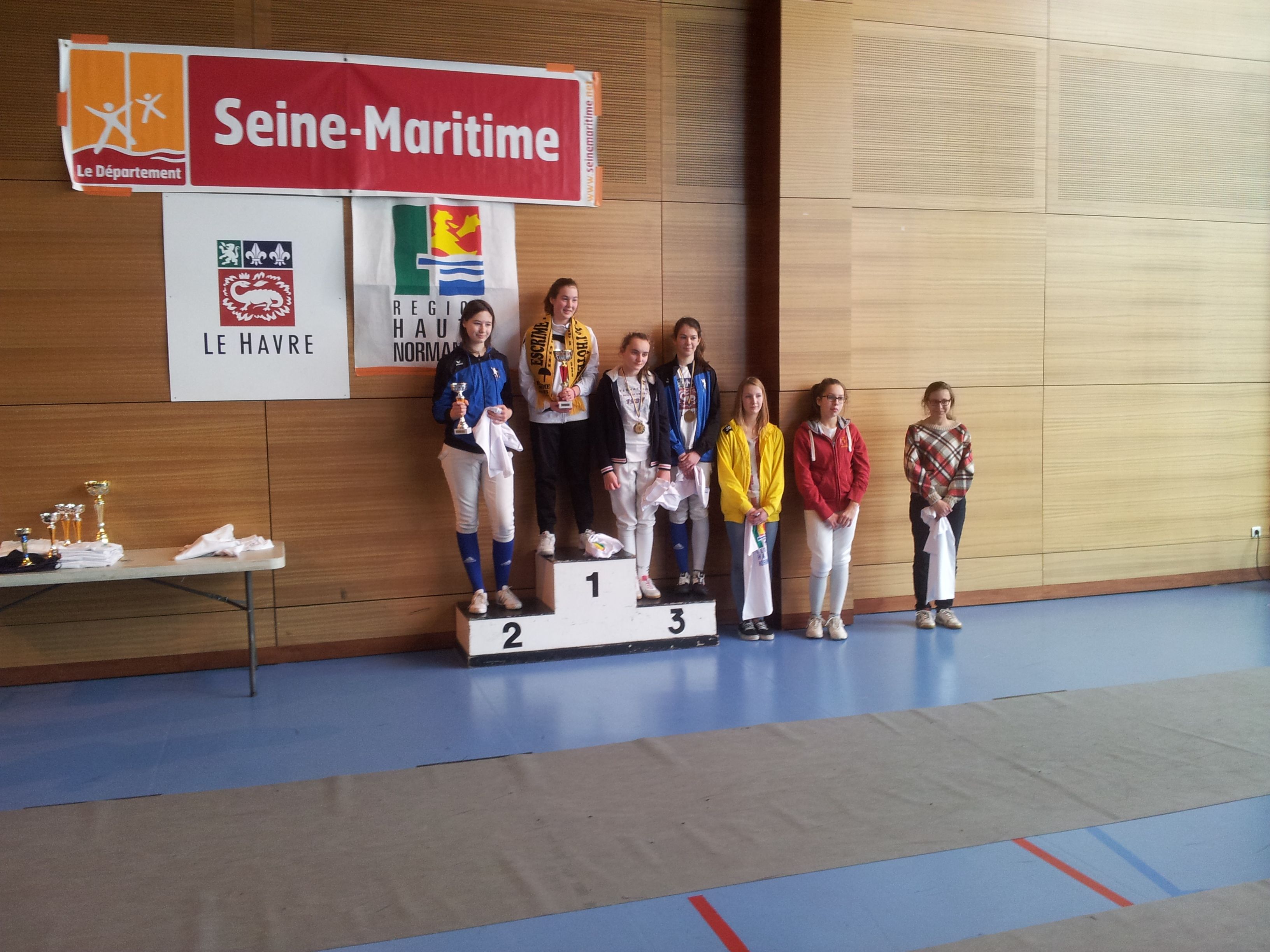 Photo de 2015-02-08 - 1⁄4 Championnats de France minimes Le Havre