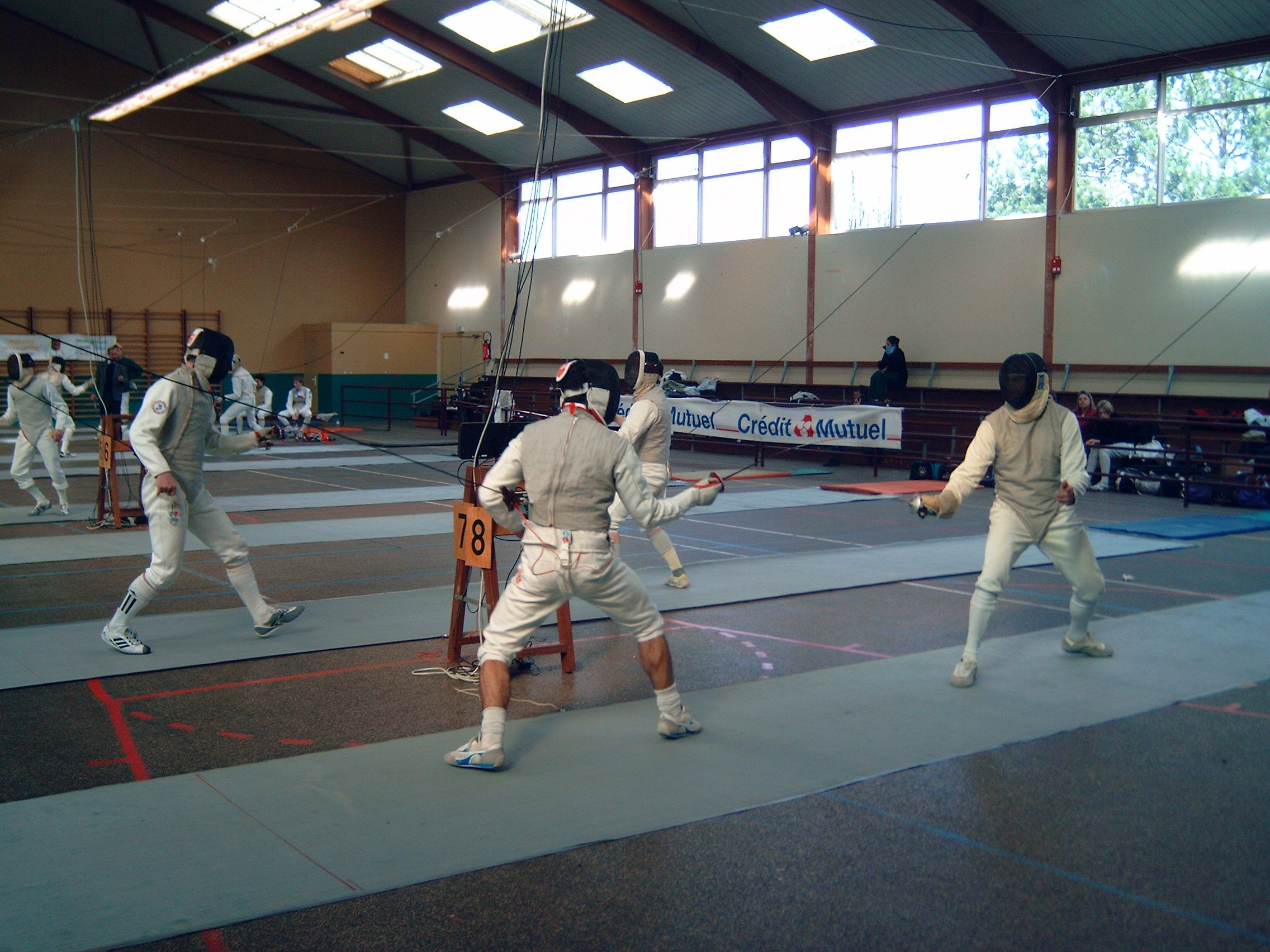 Photo de 2004-02-28 - Championnats de  Ligue Fleuret  Coutances