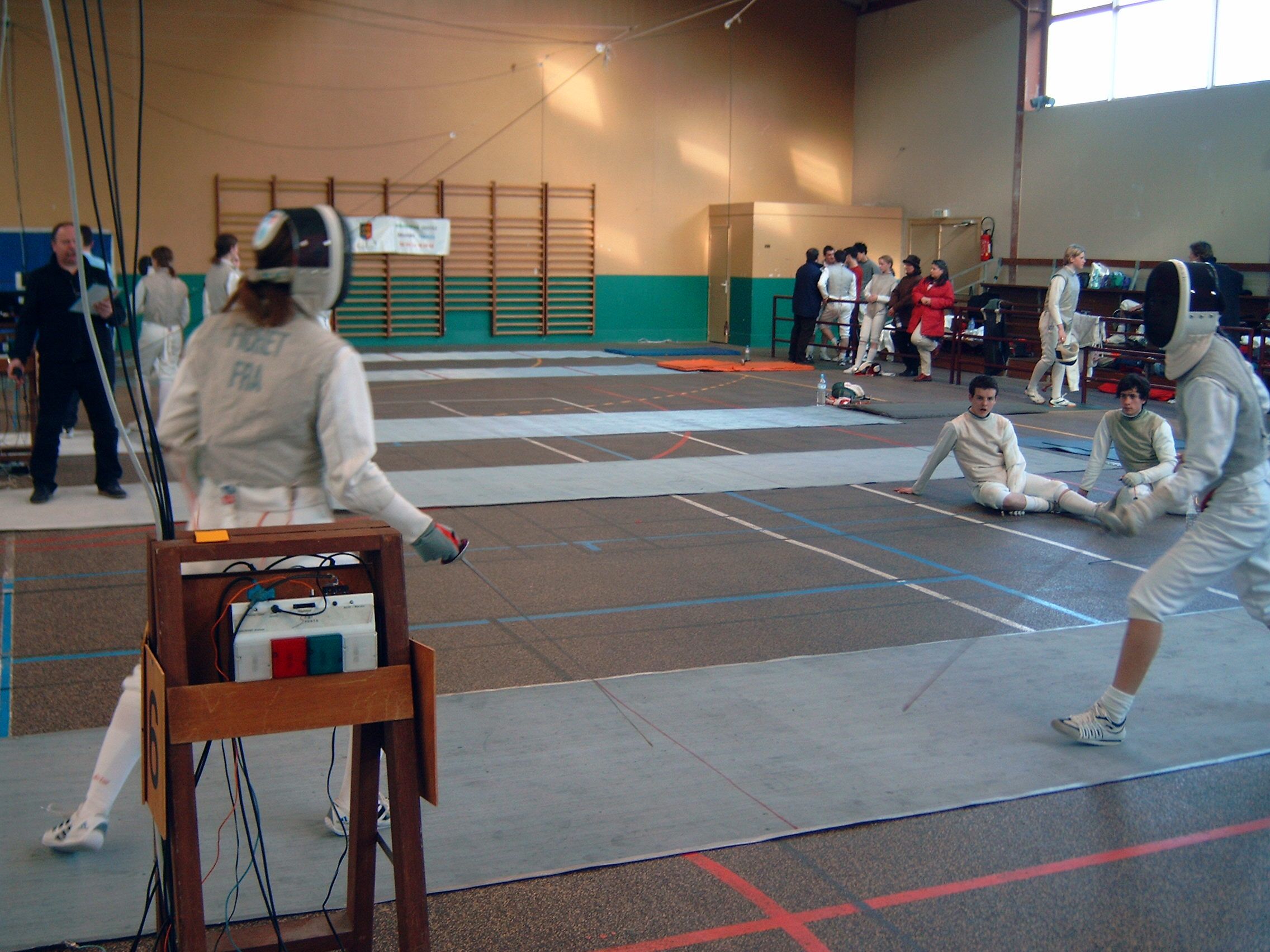 Photo de 2004-02-28 - Championnats de  Ligue Fleuret  Coutances