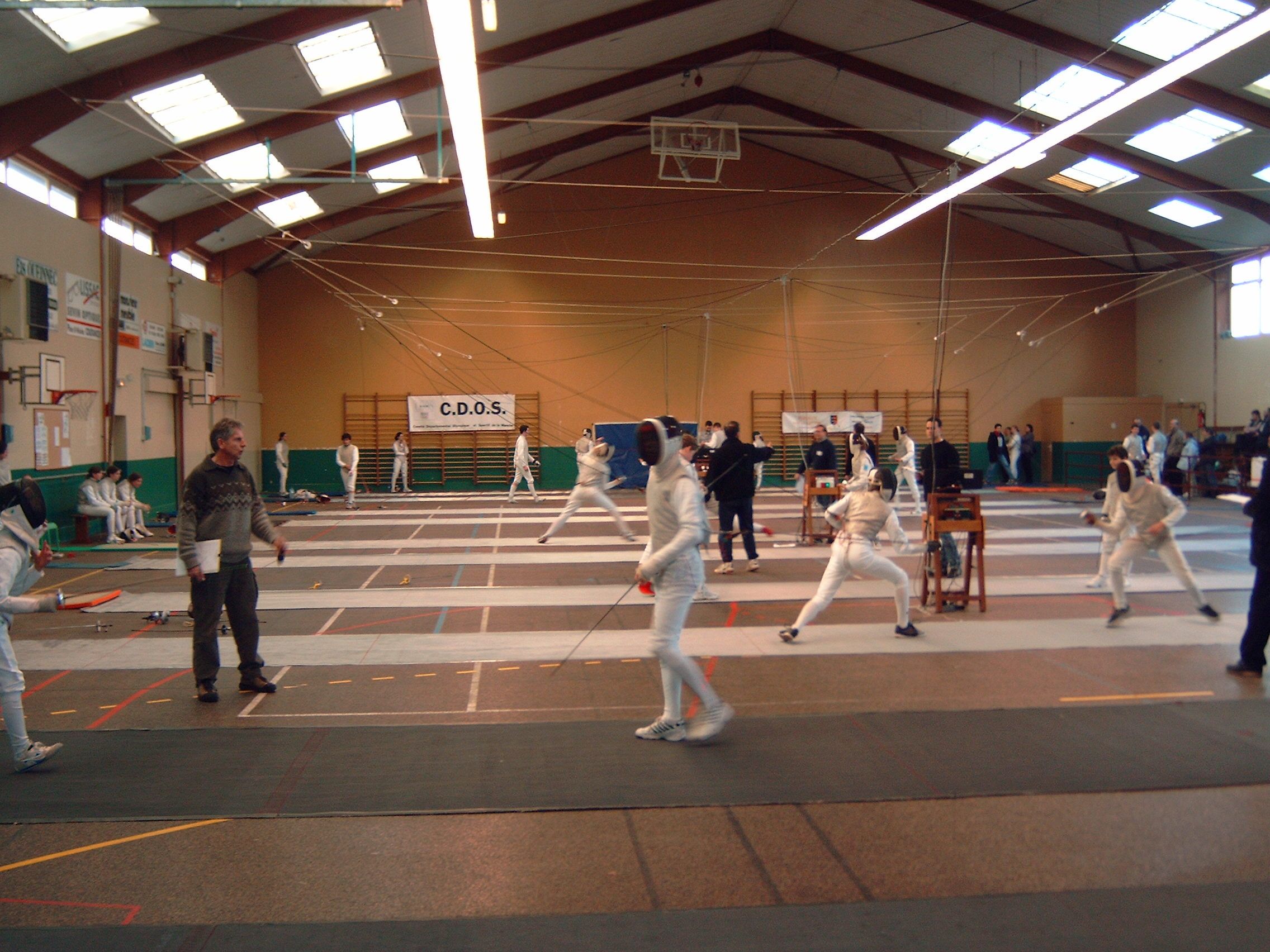 Photo de 2004-02-28 - Championnats de  Ligue Fleuret  Coutances