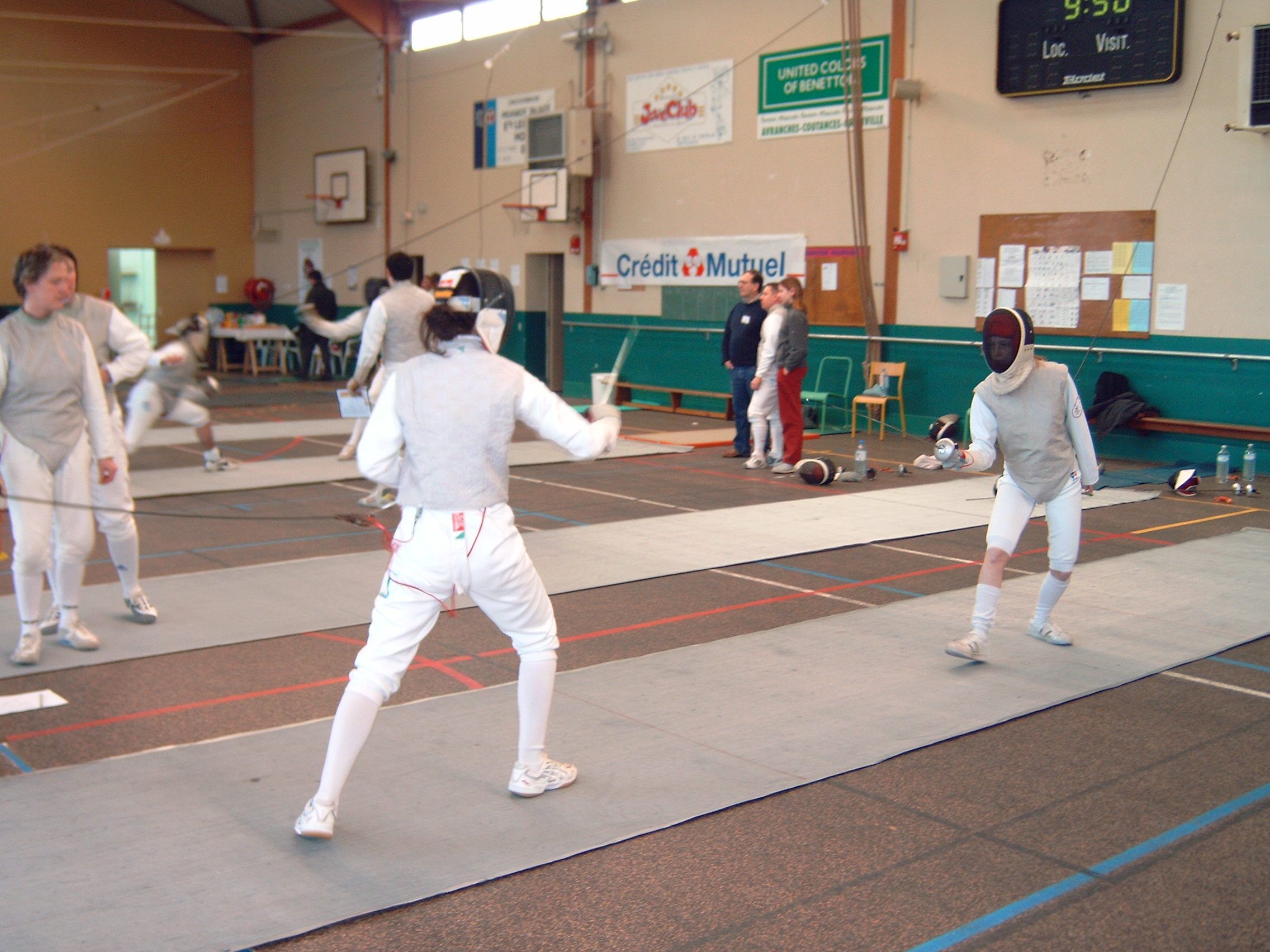 Photo de 2004-02-28 - Championnats de  Ligue Fleuret  Coutances