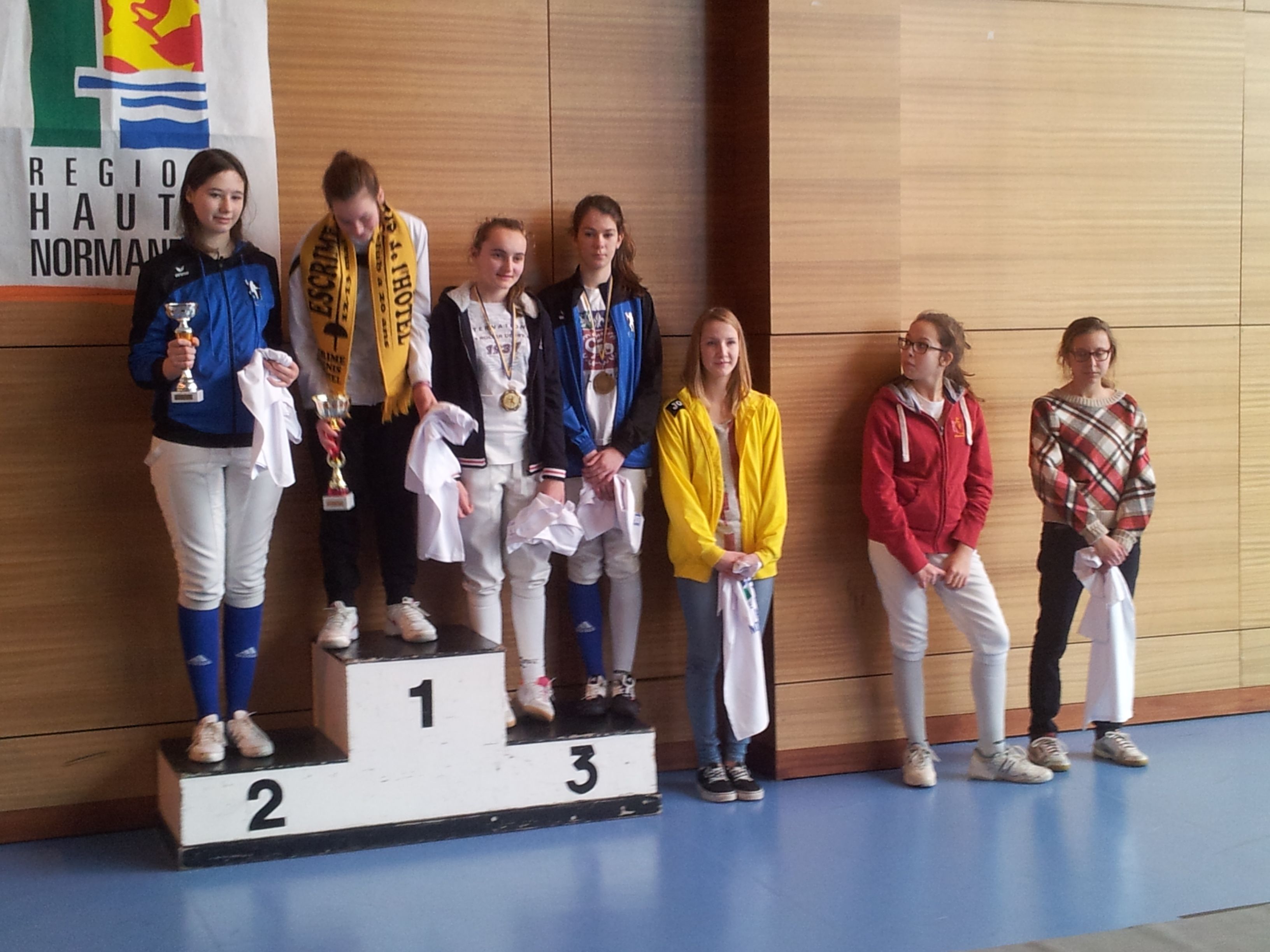 Photo de 2015-02-08 - 1⁄4 Championnats de France minimes Le Havre