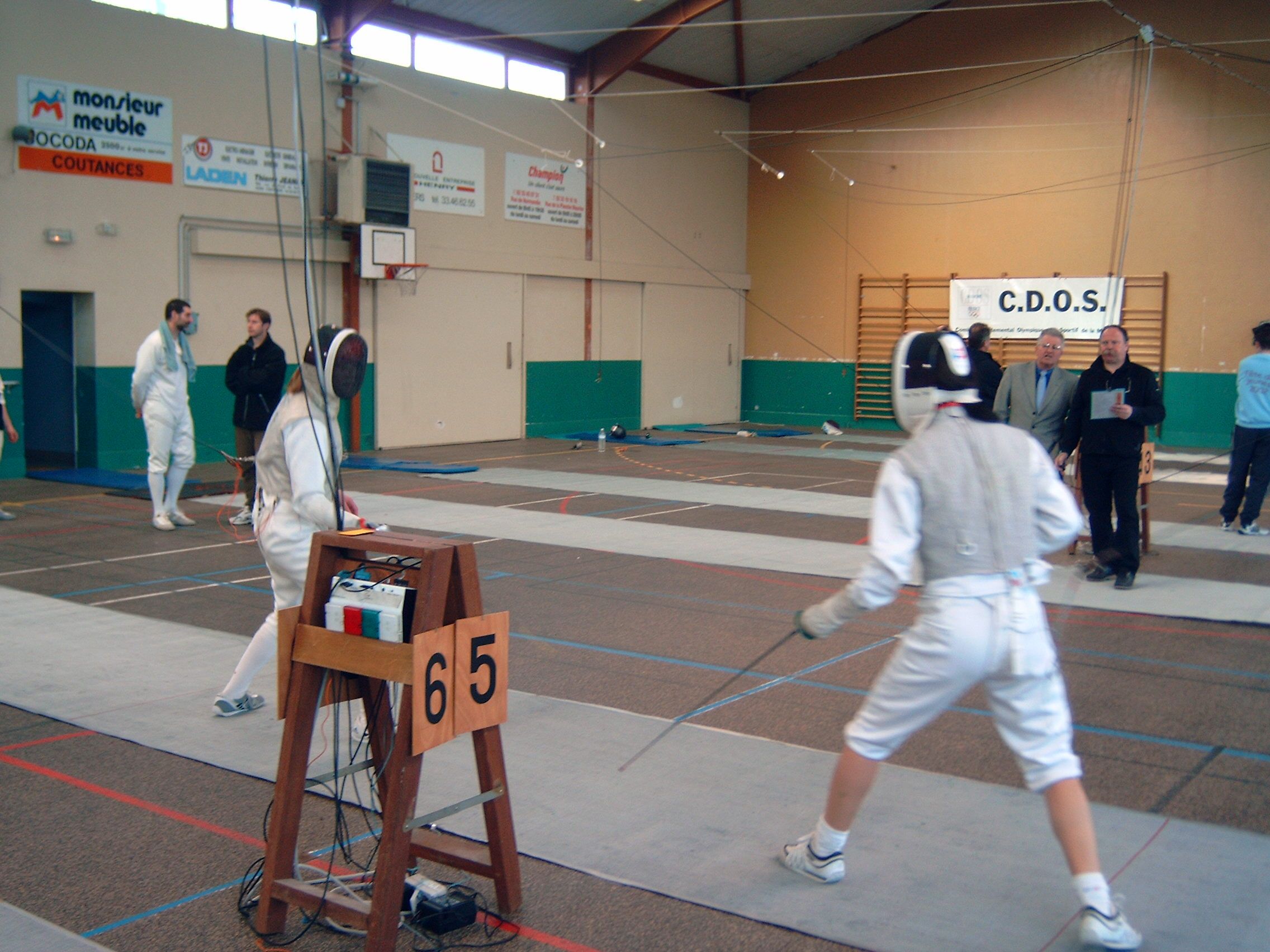 Photo de 2004-02-28 - Championnats de  Ligue Fleuret  Coutances