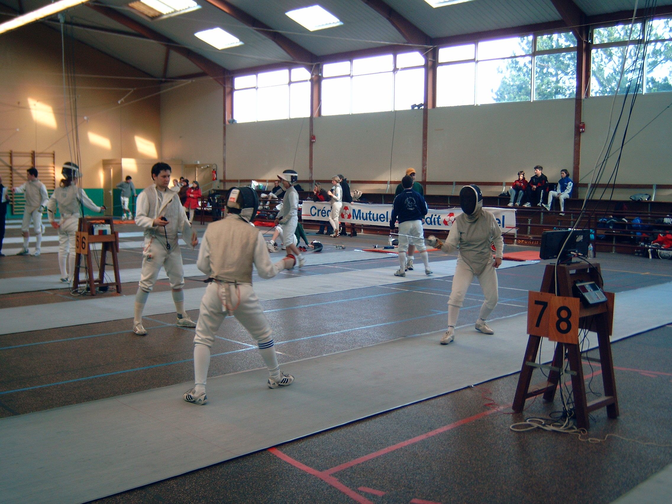 Photo de 2004-02-28 - Championnats de  Ligue Fleuret  Coutances