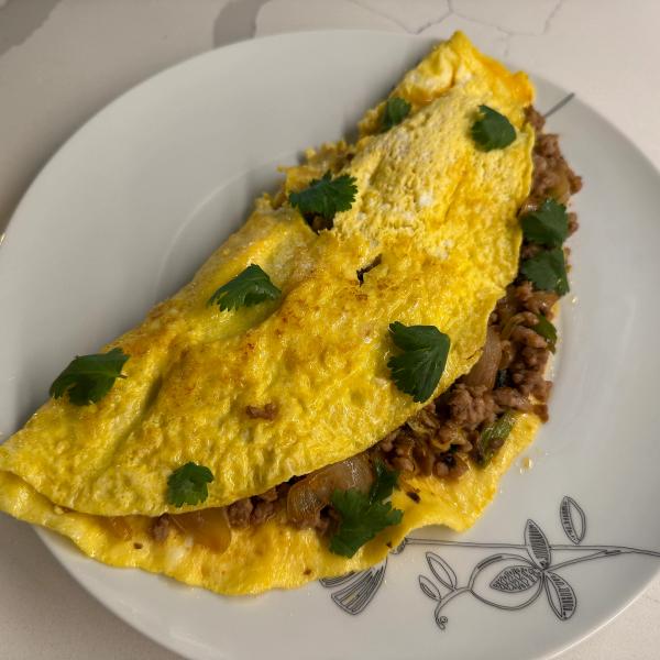 Pong Mouan Snol (Cambodian Pork Omelet)