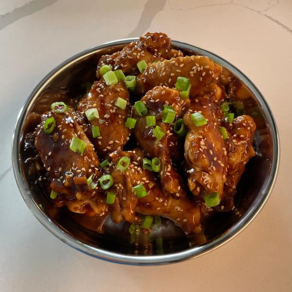 Smoky Korean BBQ Chicken Wings