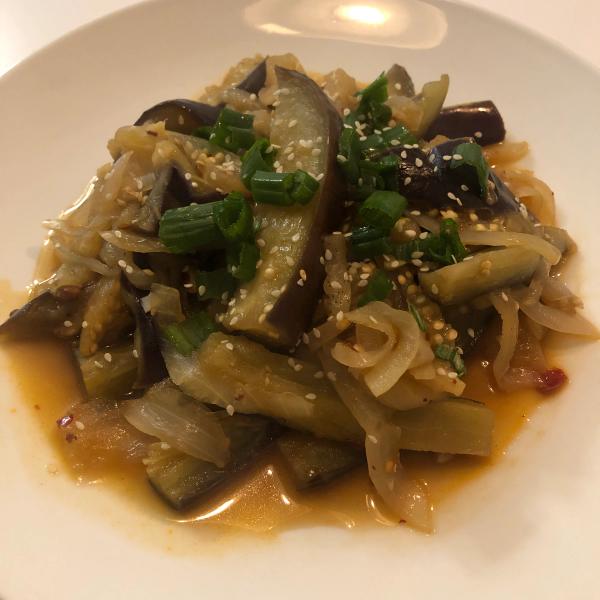 Sweet and Spicy Asian Eggplant