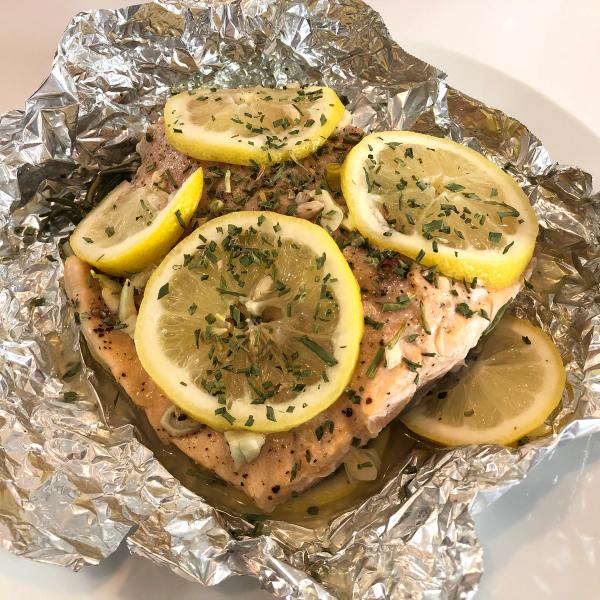 Baked Salmon in Foil