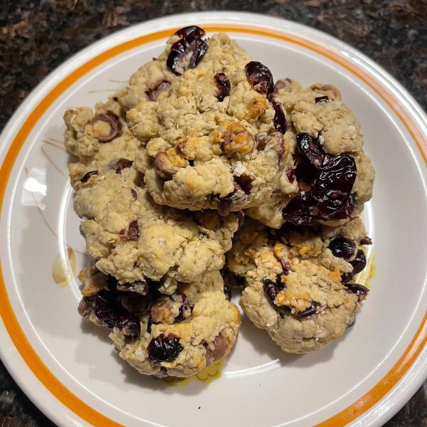 Dried Cranberries Oatmeal Chocolate Chunk Cookies