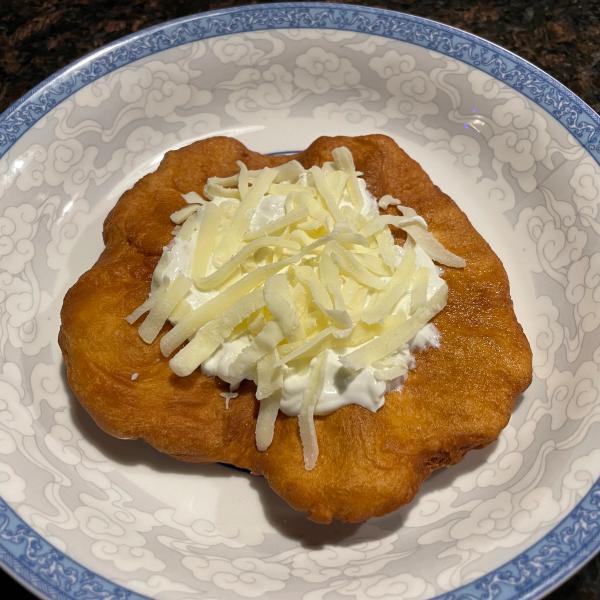 Lángos (Hungarian Fried Bread)