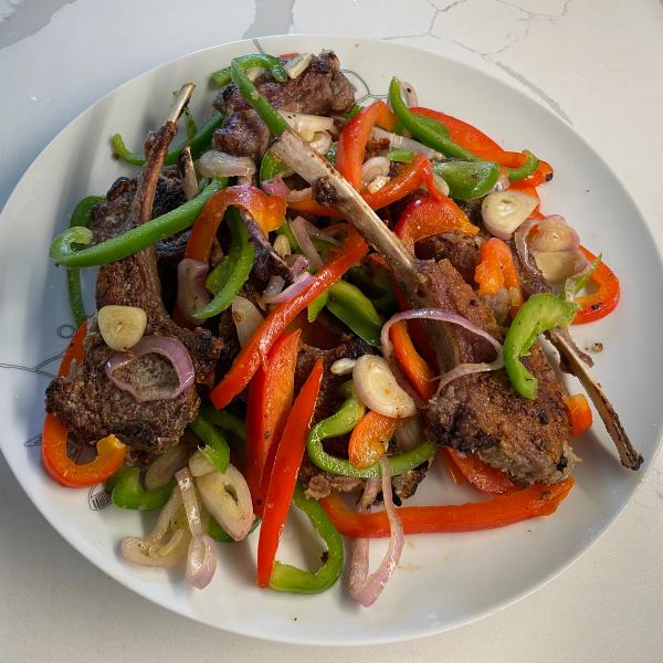 Pan-Fried Lamb Chops