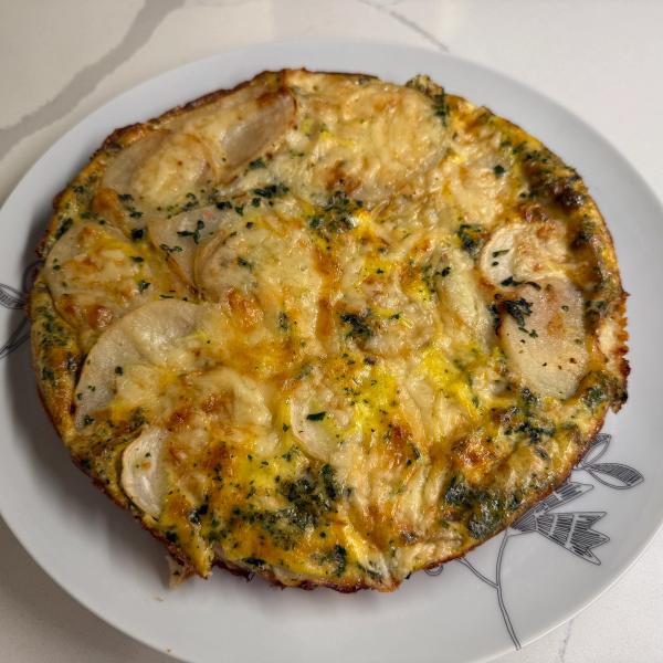 Turnips and Potatoes Frittata