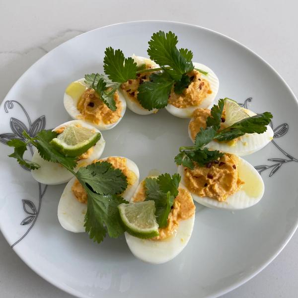 Thai Deviled Eggs