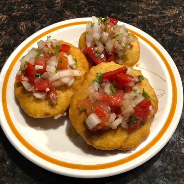 Chilean Sopaipillas with Pebre