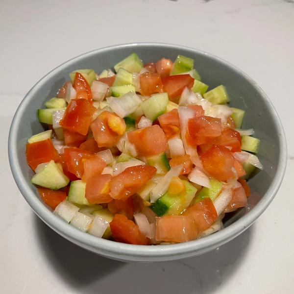 Tomato Cucumber Onion Salad