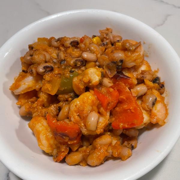 Southern Shrimp and Black-Eyed Peas