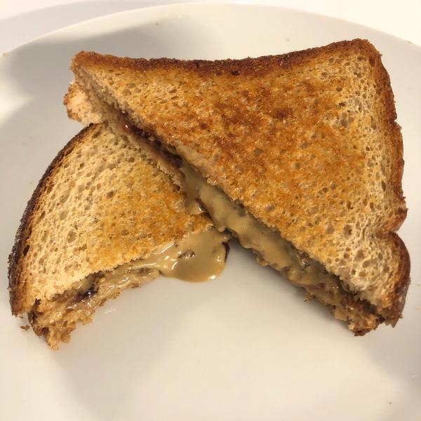 Grilled Peanut Butter and Jelly Sandwich