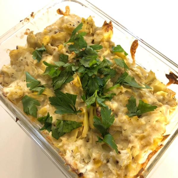 Bake Three Cheese Artichoke Dip