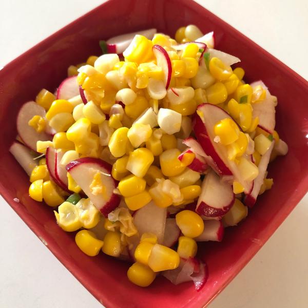 Corn and Radish Salad