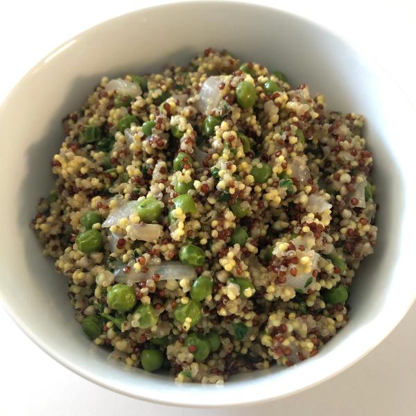 Quinoa with Peas